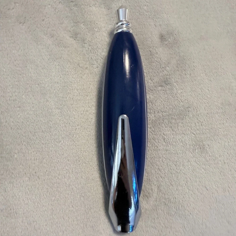 Vintage Bud Light Beer Tap Handle Blue Chrome 7